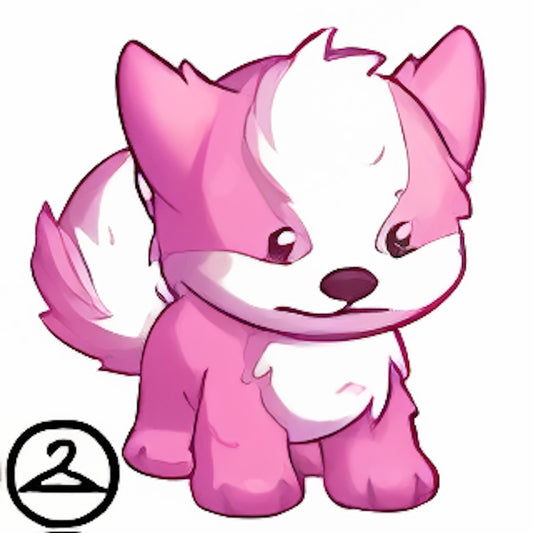 Pink Doglefox Petpet Wearable