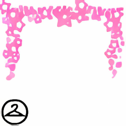 Dyeworks Pink: Crystal Star String Lights