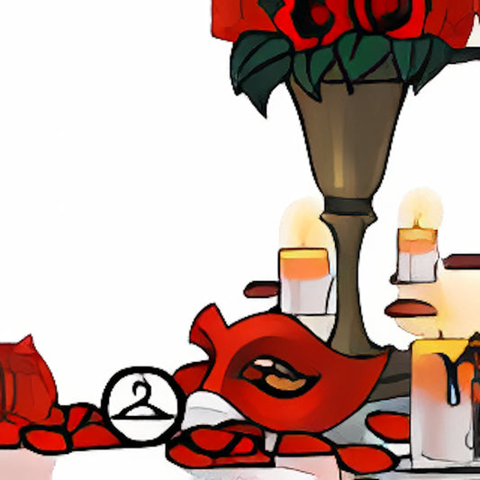 Masquerade Rose Petals Foreground