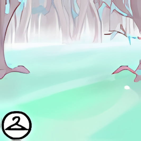 MME8-S1:Shining Icy Dreamscape Background