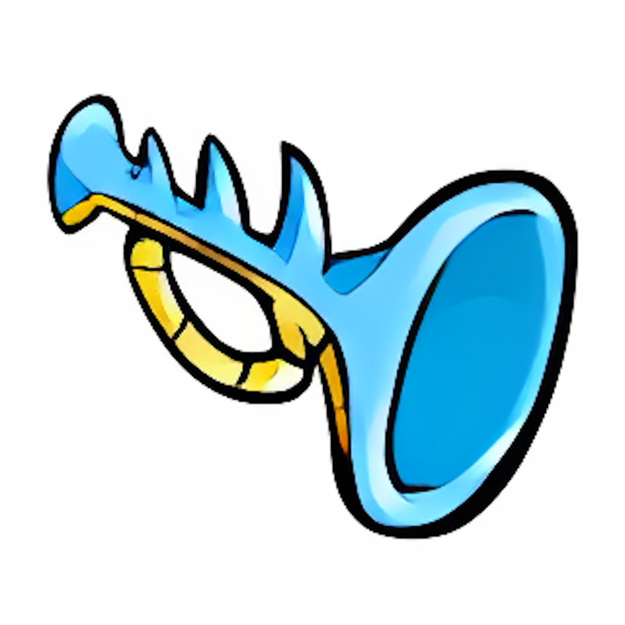 Blue Scorchio Trumpet