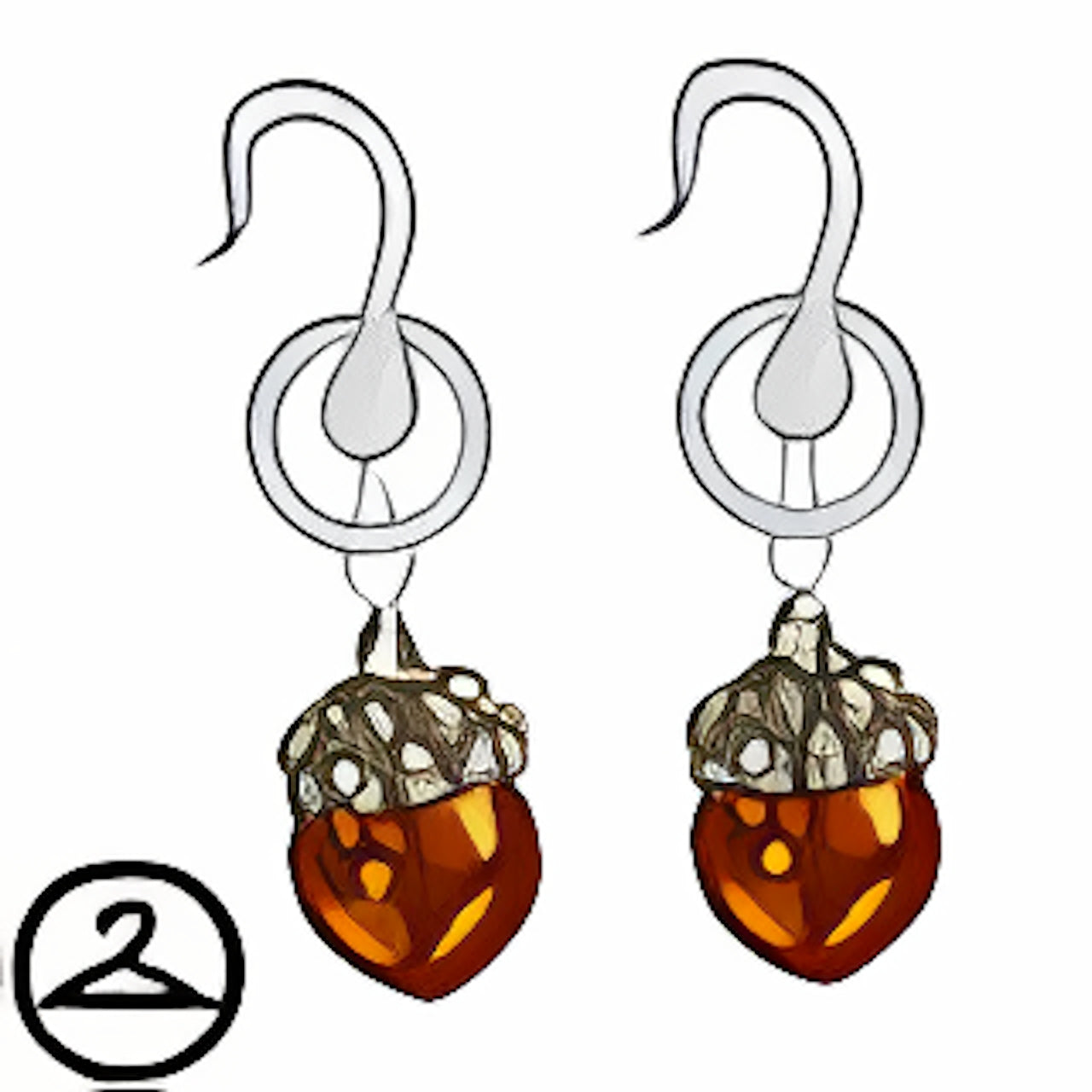 Acorn Earrings