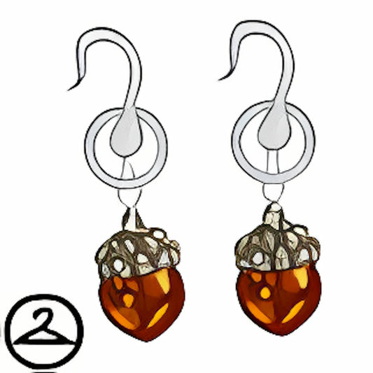 Acorn Earrings