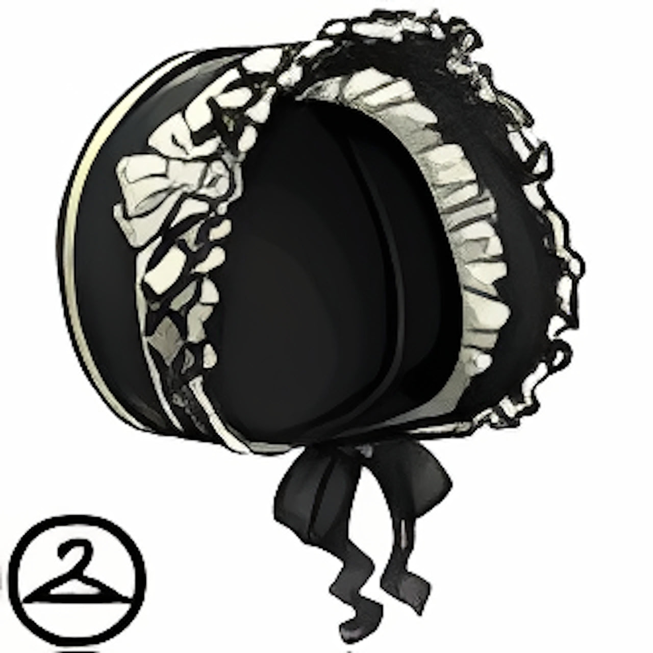 Baby Gothic Bonnet