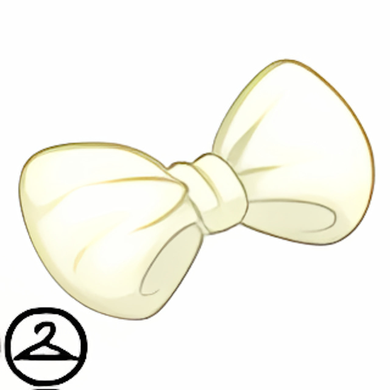 Dyeworks White: Pink Baby Bow