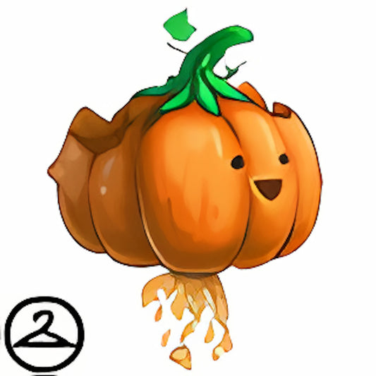 Baby Smashed Pumpkin Mask