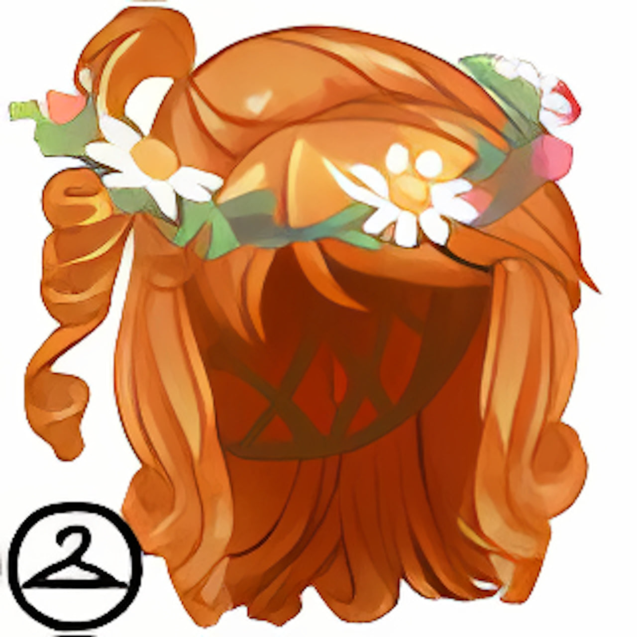 Dyeworks Orange: Baby Spring Wig