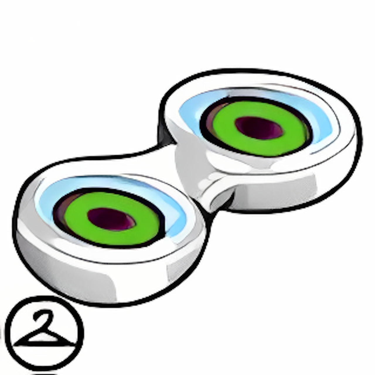 Poisonous Purple and Green Contacts