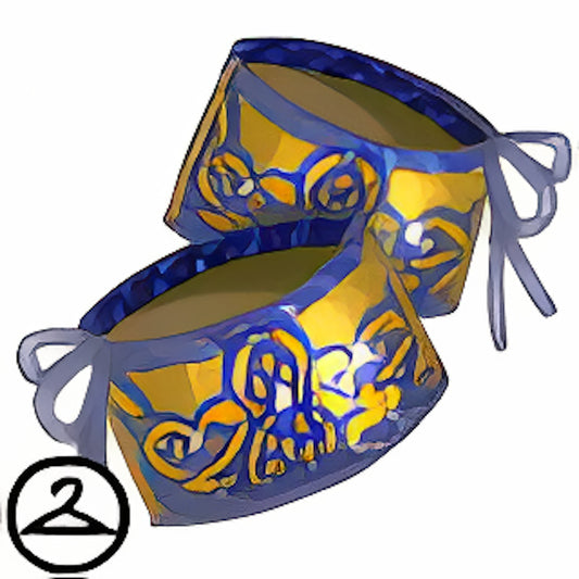 Beaded Damask Cuffs