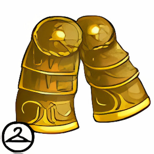 Gold Plated Bracers