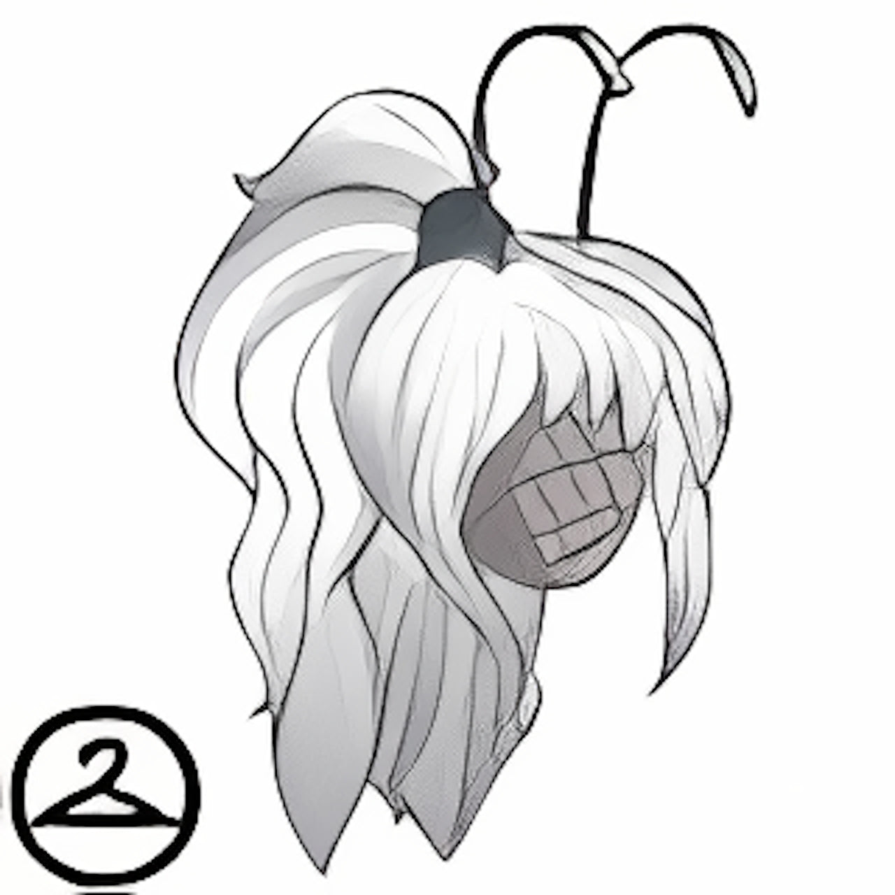 Grey Faerie Wig