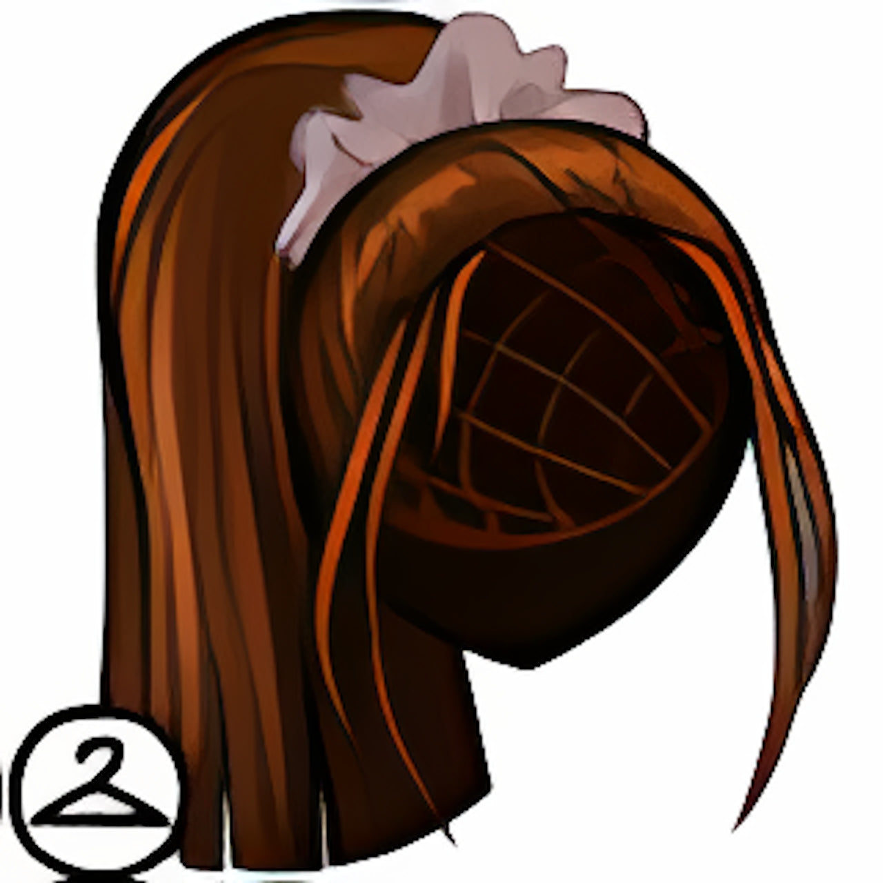 High Pony with Scrunchie