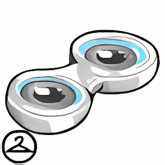 Dyeworks Silver: Holiday Light Contacts