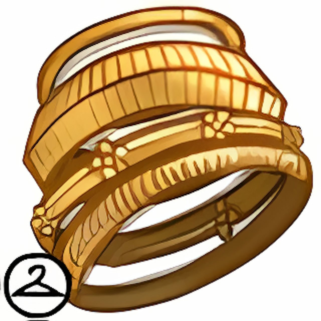 Golden Bangle Bracelets