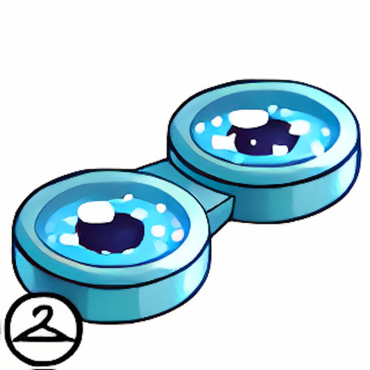 Maraquan Glittery Blue Contacts