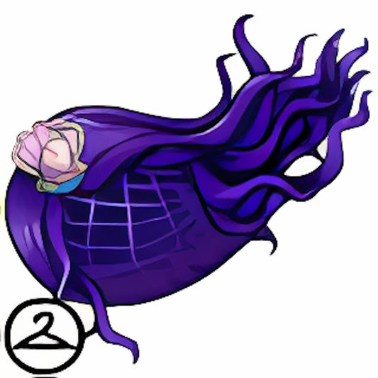 Dyeworks Purple: Maraquan Wig with Negg Accessory