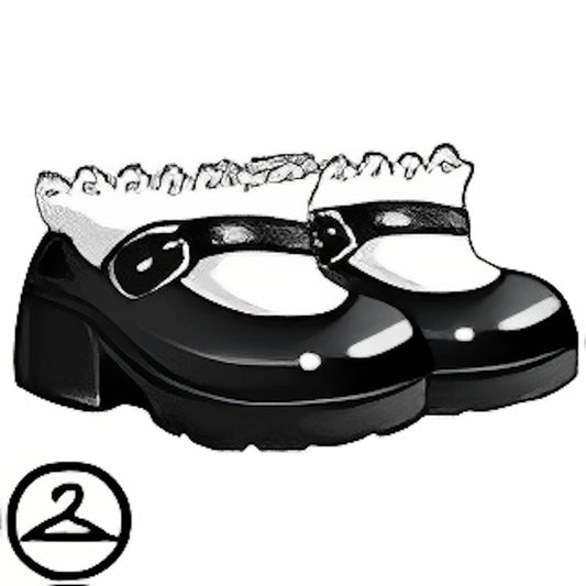 Mary Janes and Frilly Socks