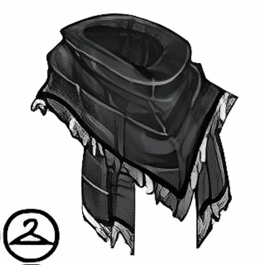 Dyeworks Black: Plaid Holiday Mutant Scarf