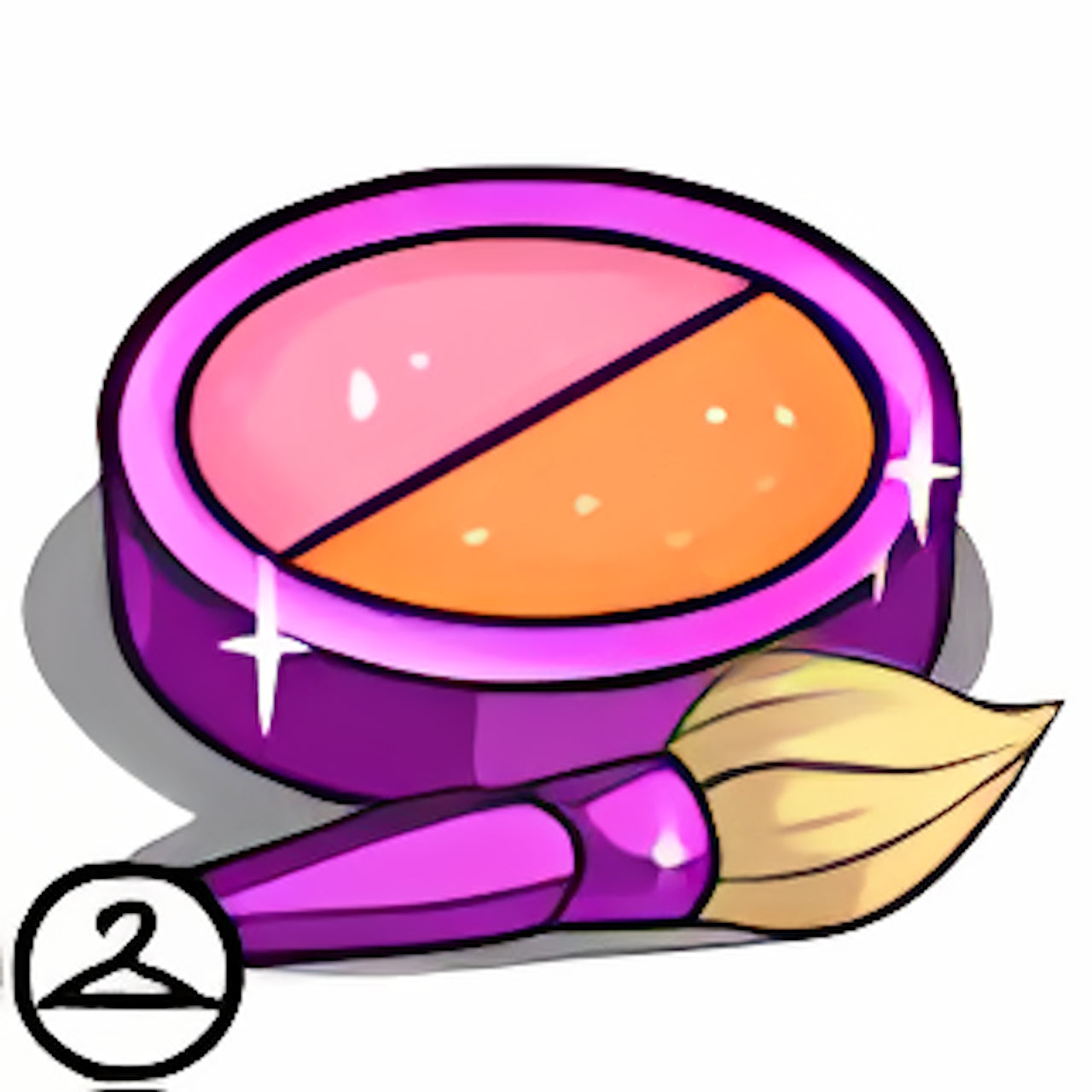 Dyeworks Pink: Mutant Purple Sparkly Eyeshadow Makeup