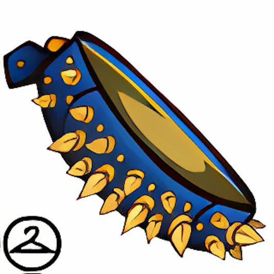 Dyeworks Blue: Mutant Spiked Collar