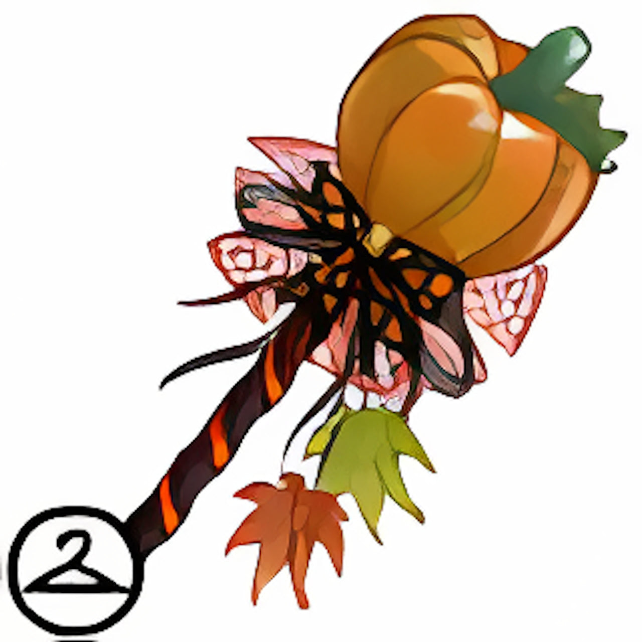 Ornamental Pumpkin Wand