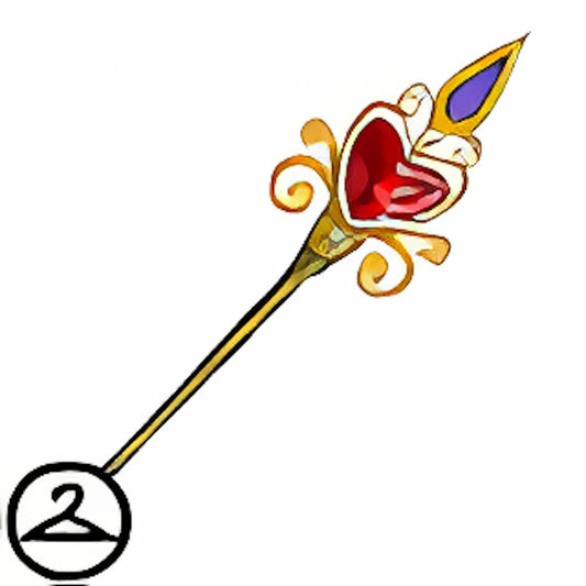 Queen of Hearts Staff