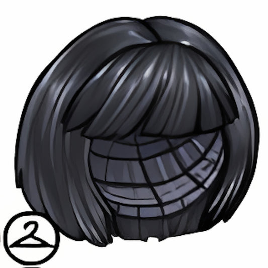 Short Black Bangs Wig