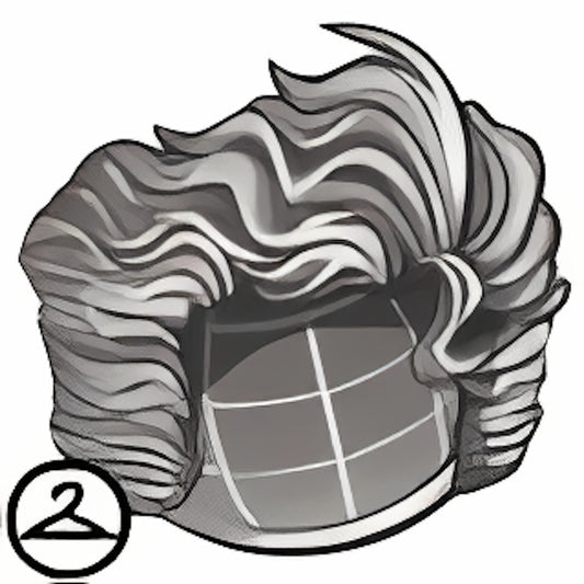 Refined Grey Wig