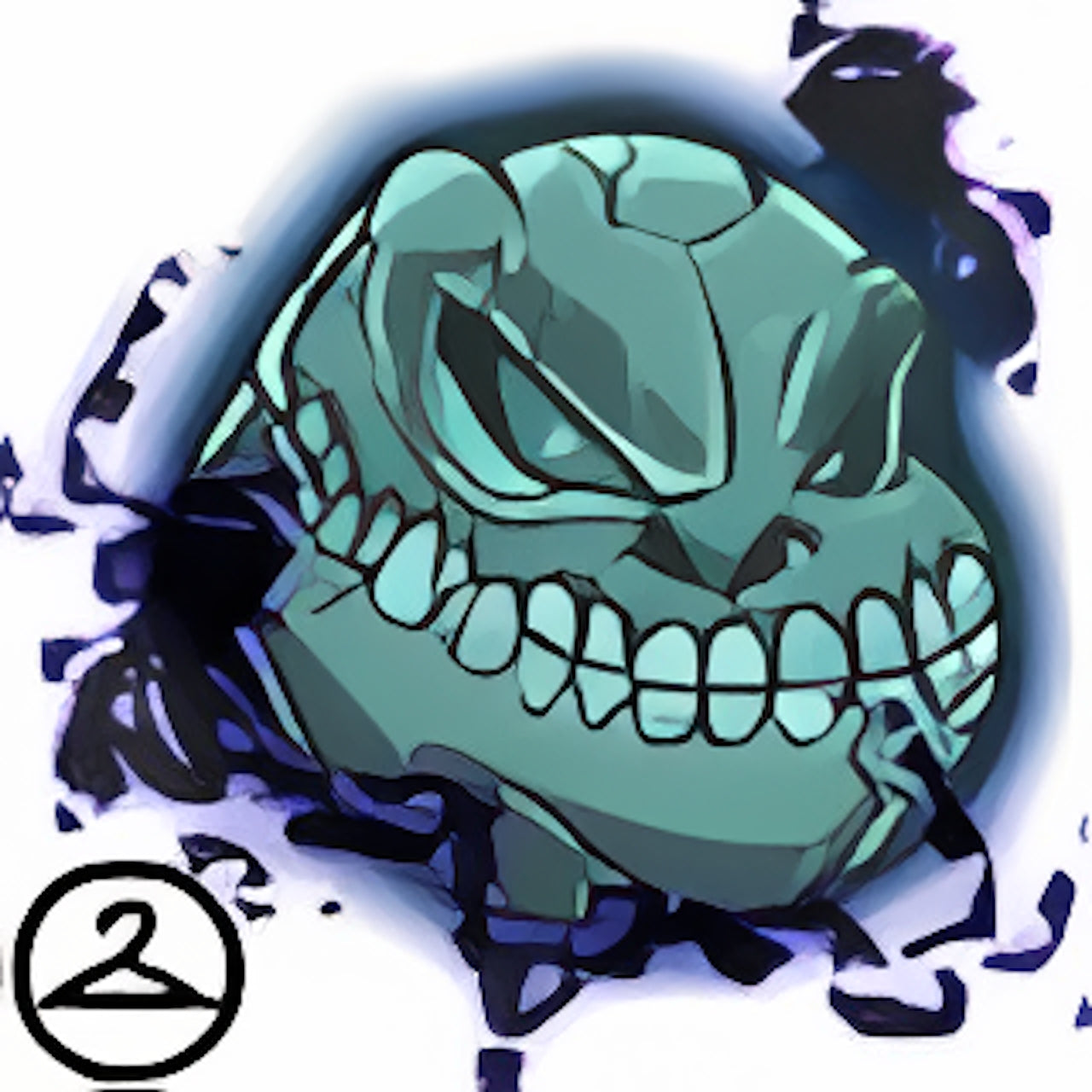 Dark Floating Skull