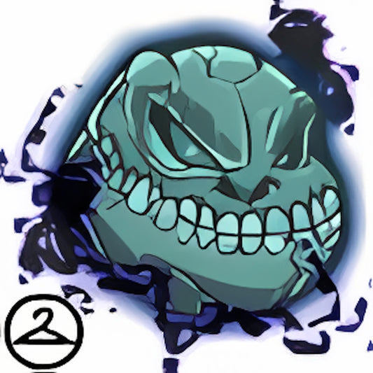 Dark Floating Skull