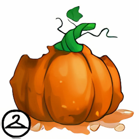 Smashed Pumpkin Mask