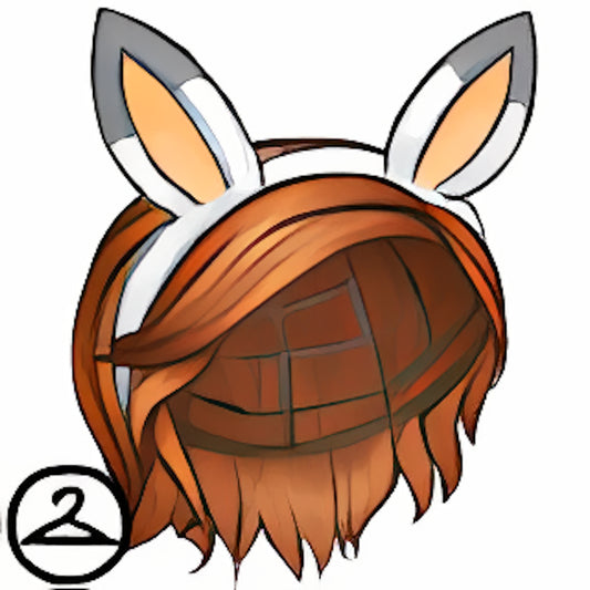 Baby Wig with Snowbunny Ears