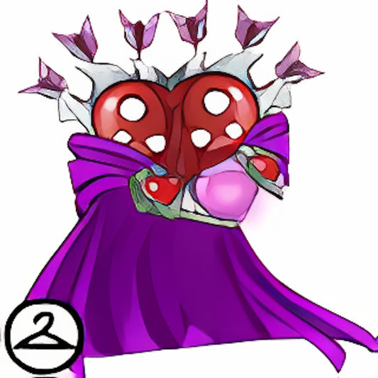 Shoulder Blades Valentines Cape