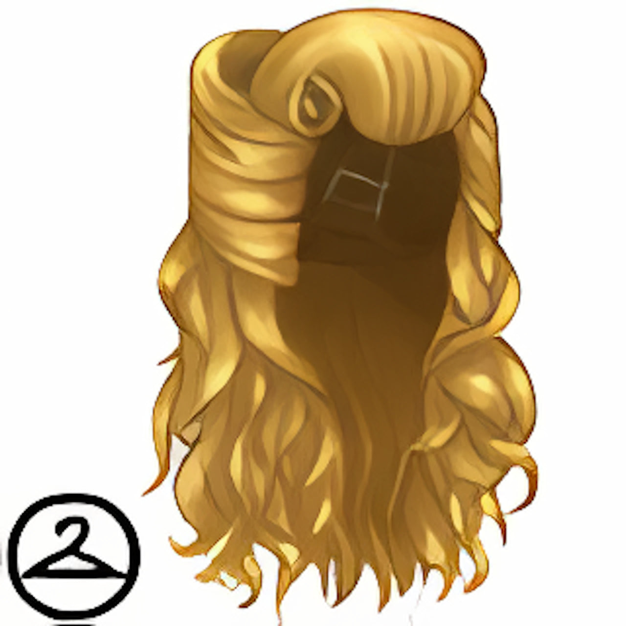 Vintage Blond Roll Wig