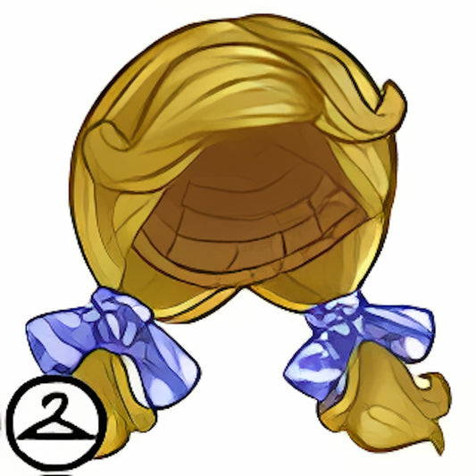 Checkered Ribbon Wig