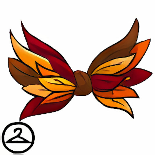 Autumn Leaf Hair Bow