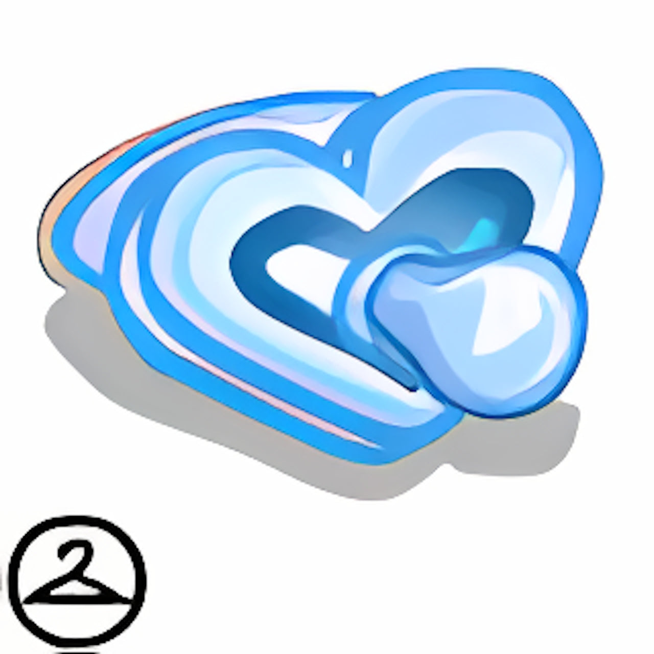 Dyeworks Blue: Valentine Baby Dummy