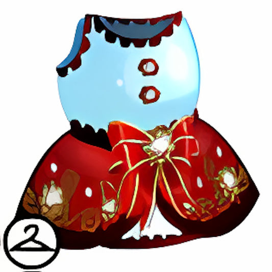 Dyeworks Blue: Baby Christmas Dress