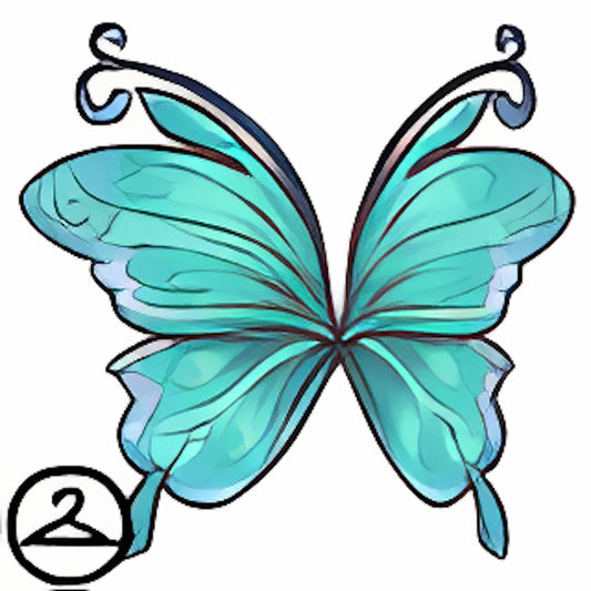 Dyeworks Blue: Baby Summer Wings