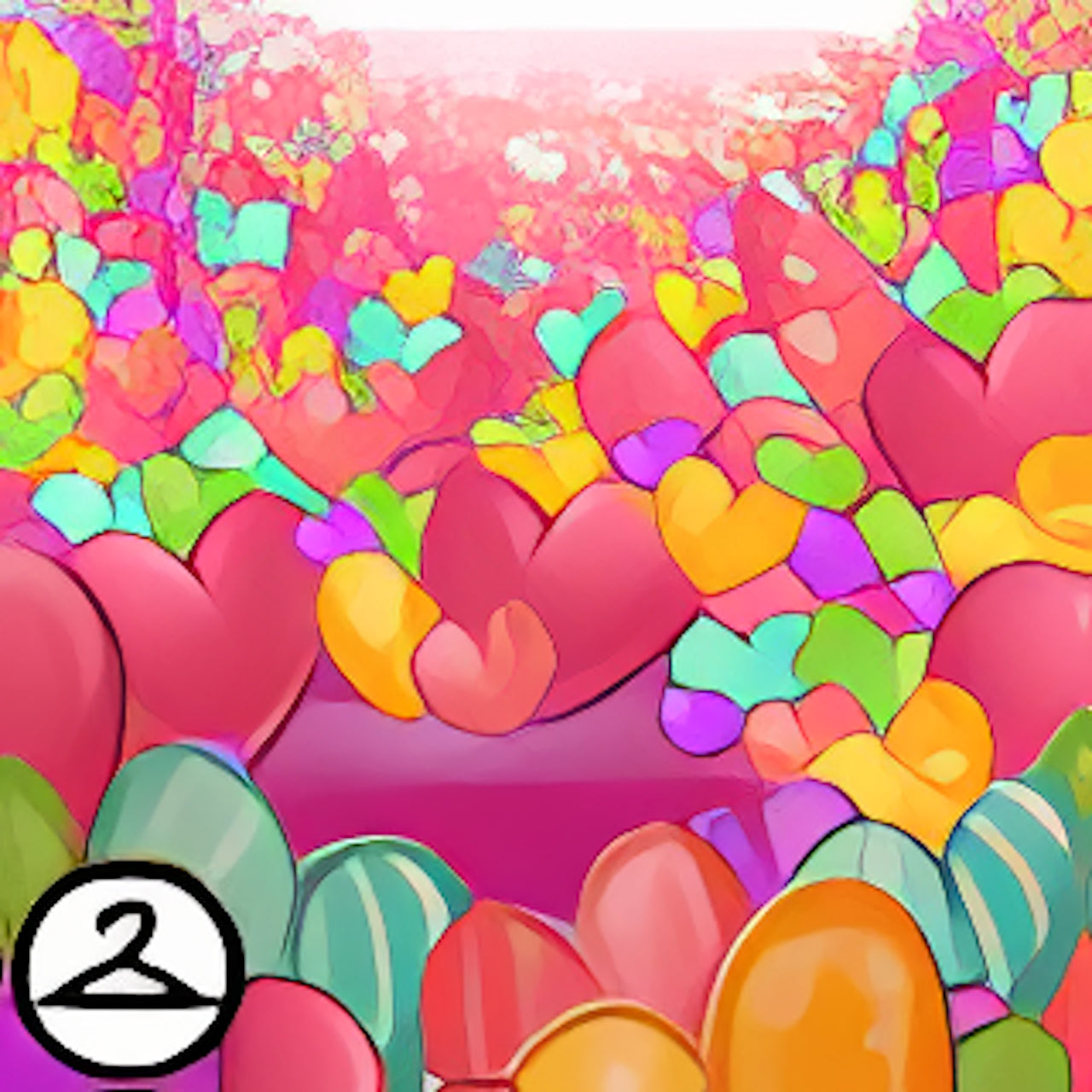 Among Hearts Background