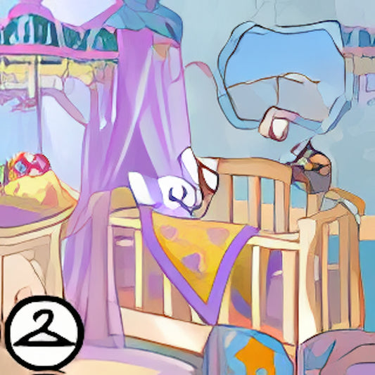 Charming Baby Nursery Background