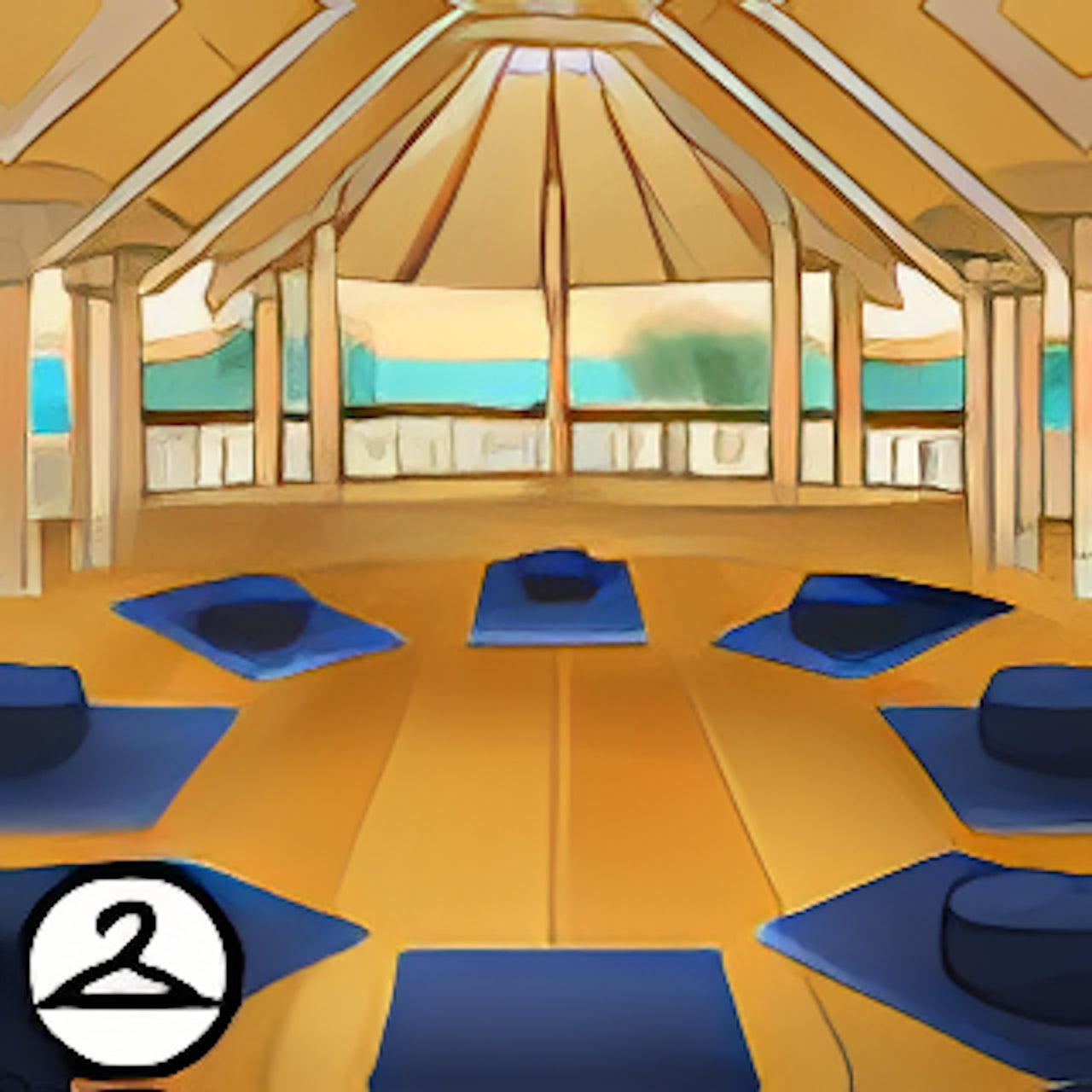 Premium Collectible: Beach Front Yoga Studio