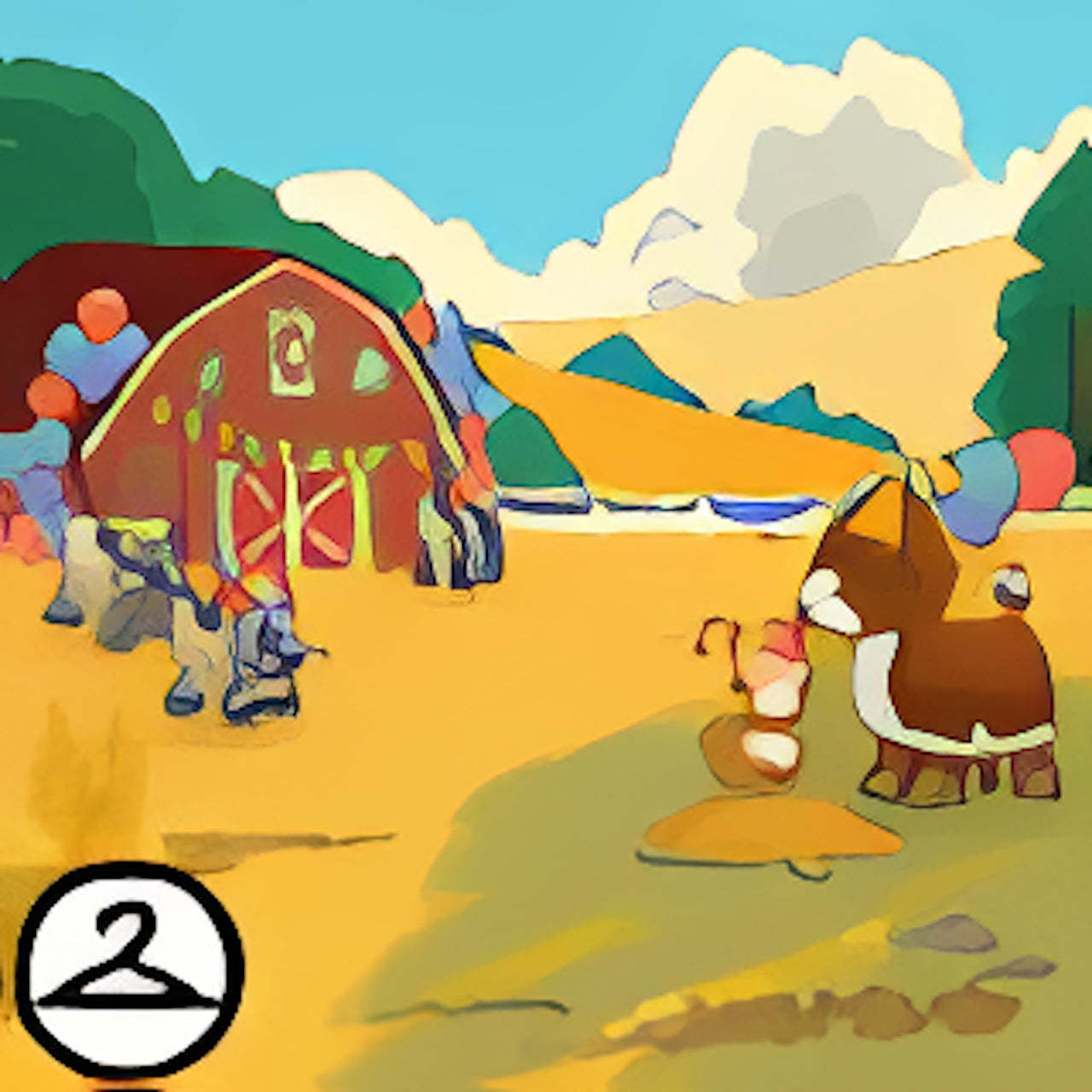 Birthday Petpet Petting Zoo Background