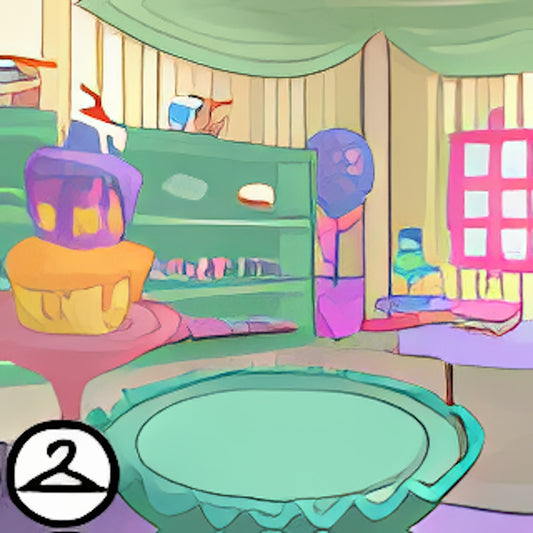 Charming Bakery Display Background