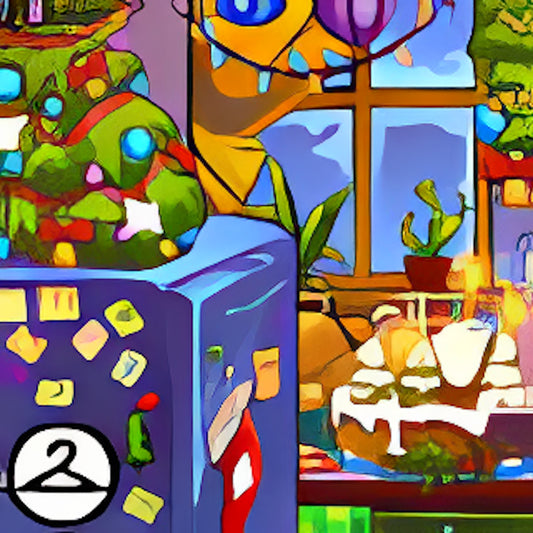 Christmas Kitchen Background