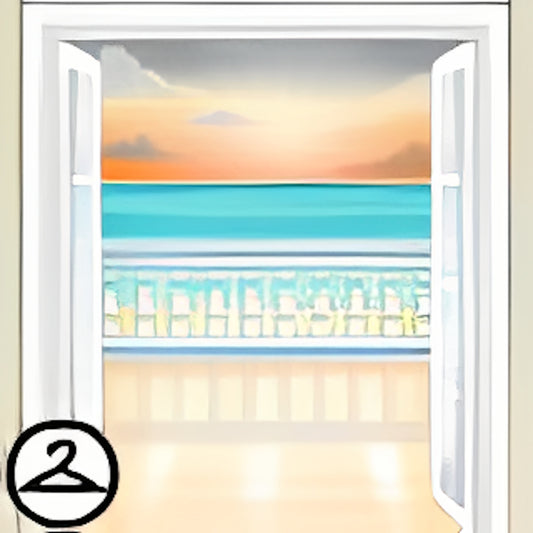 Premium Collectible: Doorway to the Ocean Background