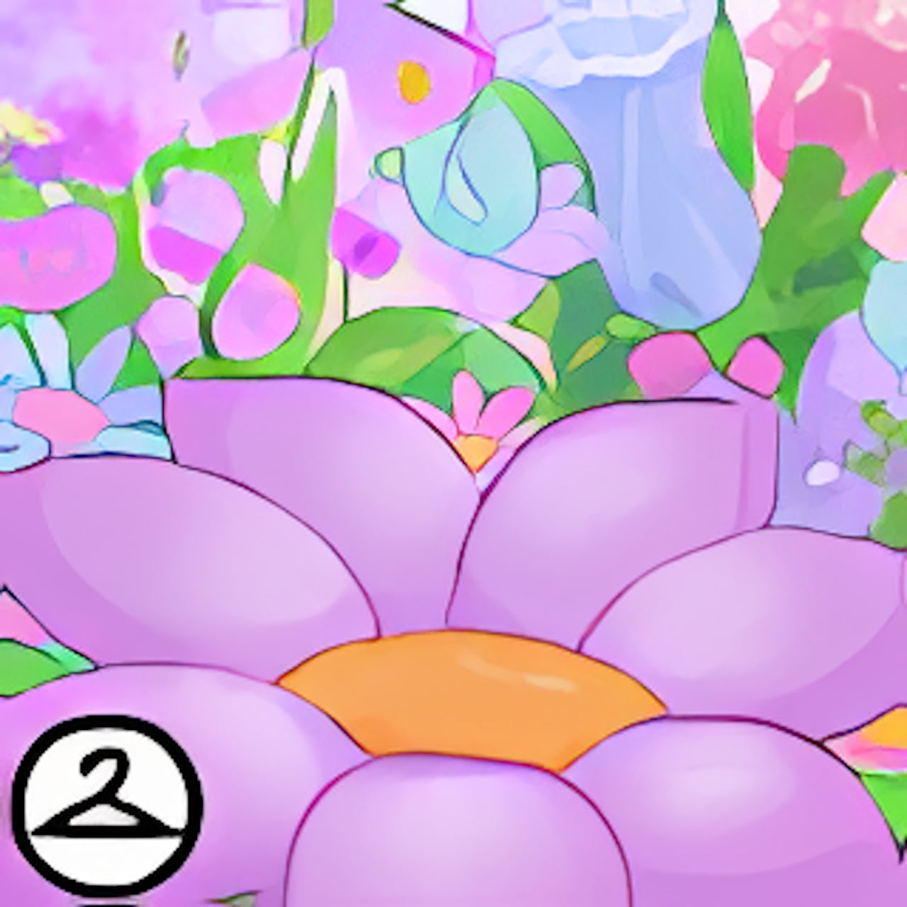 Flower Bed Background