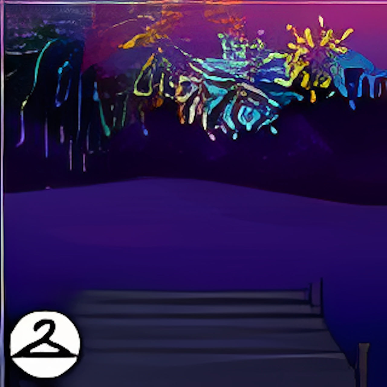Fireworks on a Lake Background