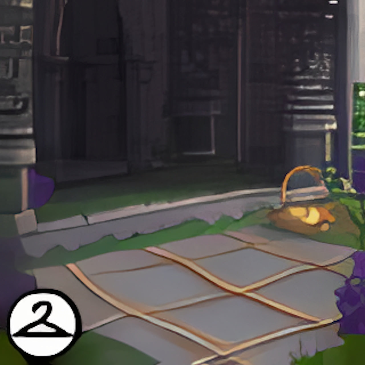 Gothic Spring Picnic Background