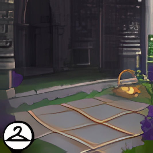 Gothic Spring Picnic Background